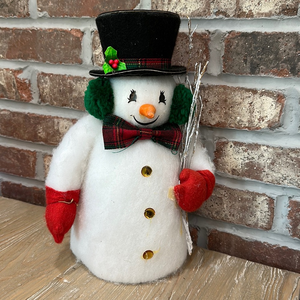 Vintage Snowman Decoration